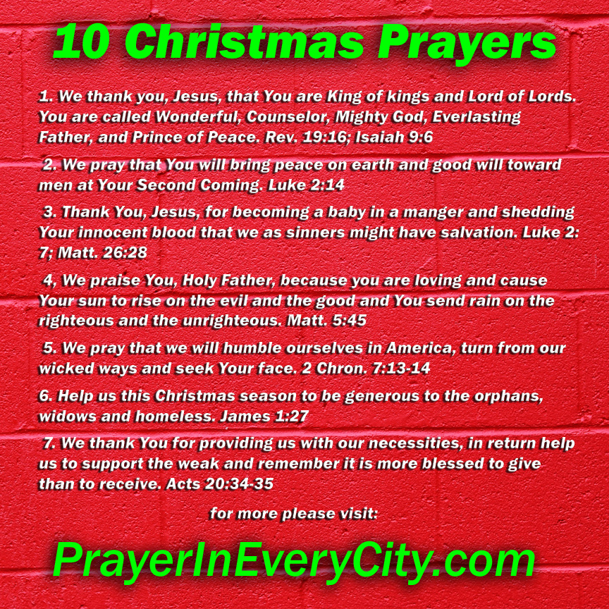 10 Christmas Prayers copy
