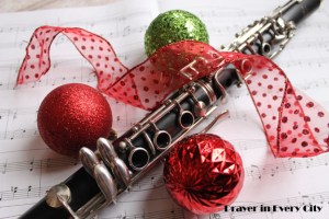 Clarinet Christmas Music Photo