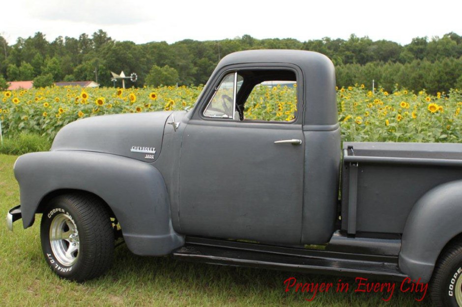 Truck and Sunflowers edited