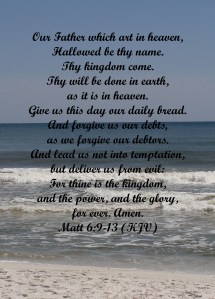 Lord's Prayer copy