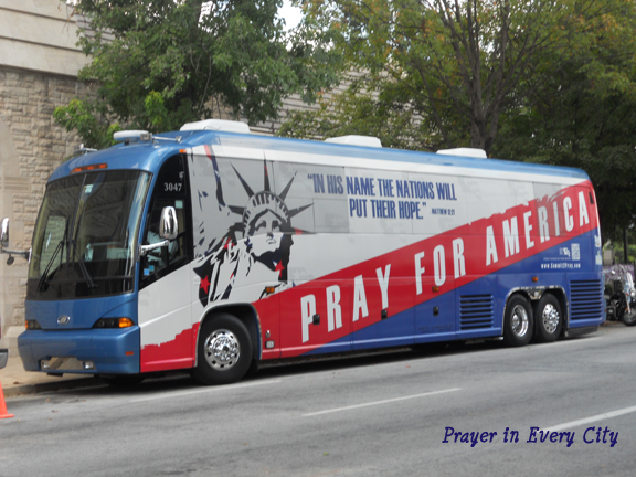 National Day of Prayer bus