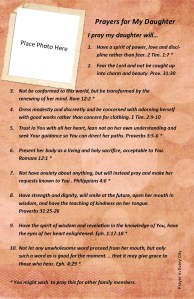 10 Prayers for My Daughter