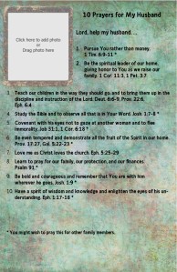 10 Prayers for My Husband