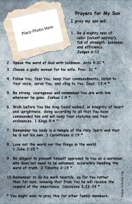 10 Prayers for My Son