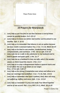 10 Prayers for Newlyweds PJ