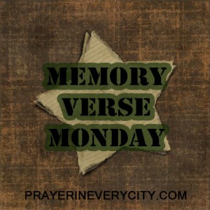 Memory Verse Monday