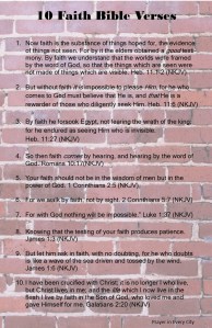 10 Faith Bible Verses
