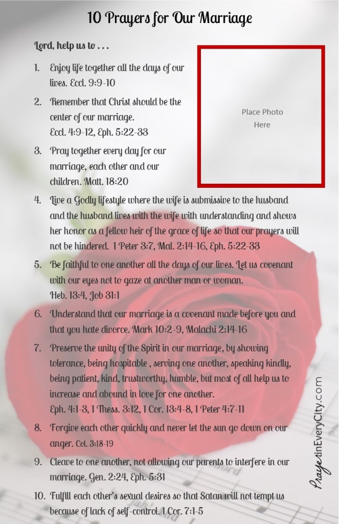 Prayer in Every City Free Printable