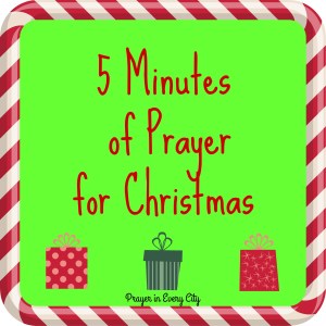 5 Minutes of Prayer sign