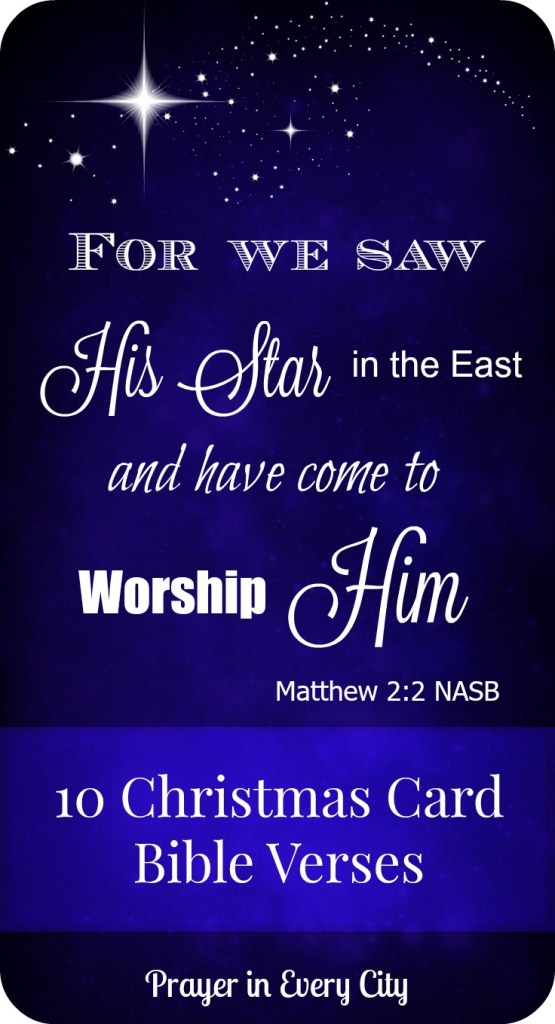 Christmas Card Bible Verses